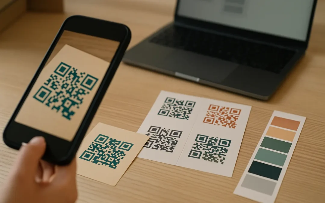 Do QR codes have to be black and white?