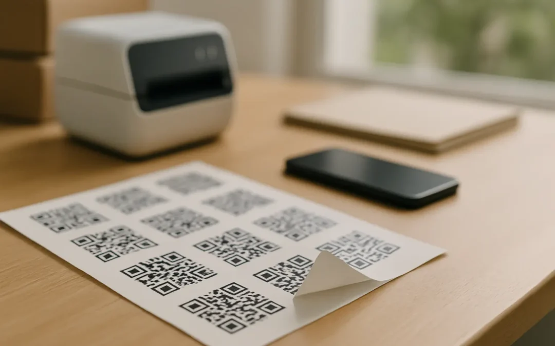 How to Print QR Code Stickers (So They Scan Reliably)